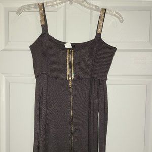 Venus off - the - shoulder zip front sweater